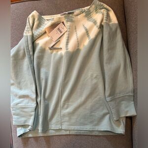 J. Jill Blue Tie-Dye Top